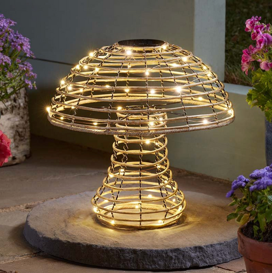 GlowCap Rattan Mushroom XL