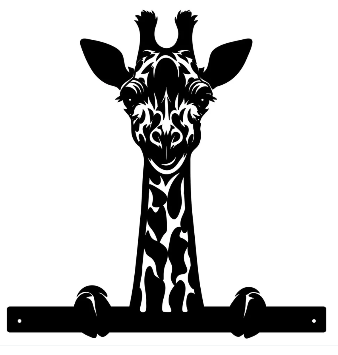 Peeking Giraffe
