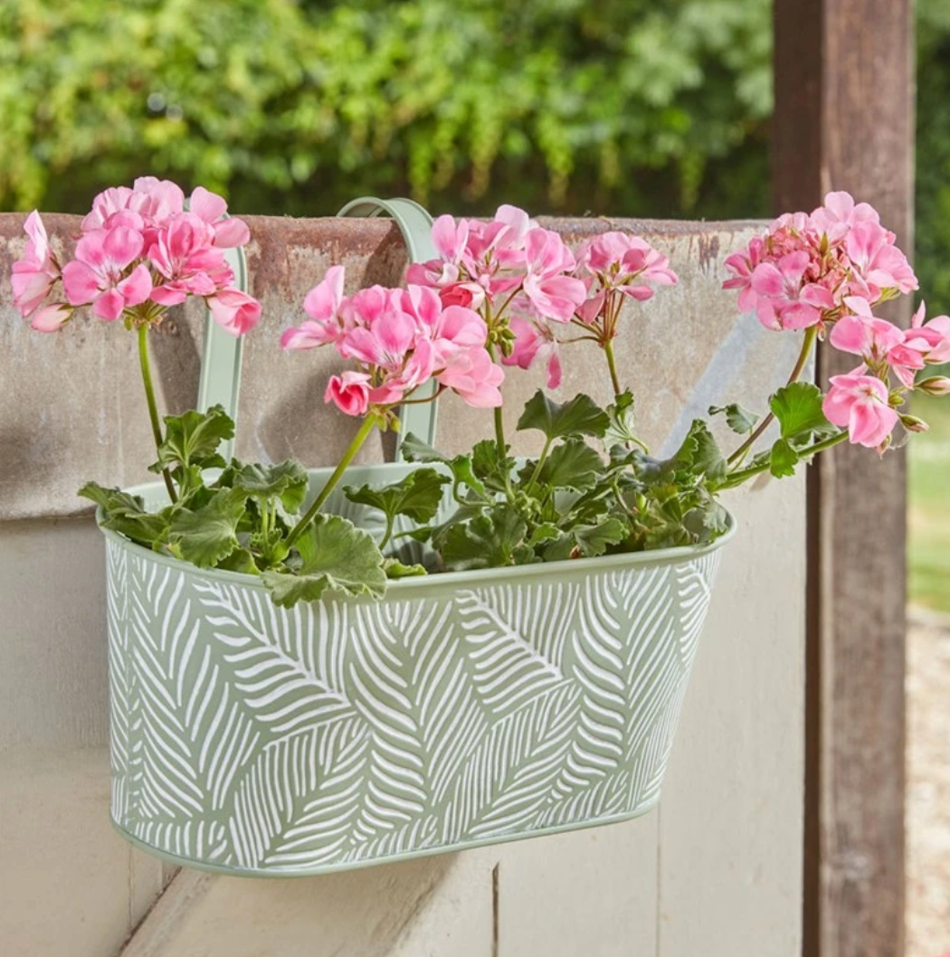 Sage Green Hanging Planter