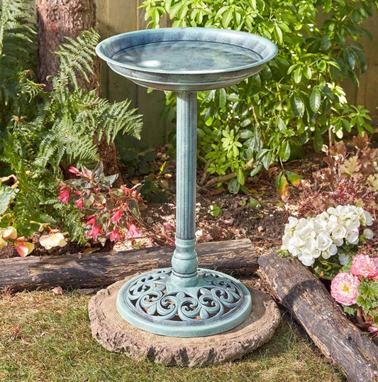 Verdigris Bird Bath
