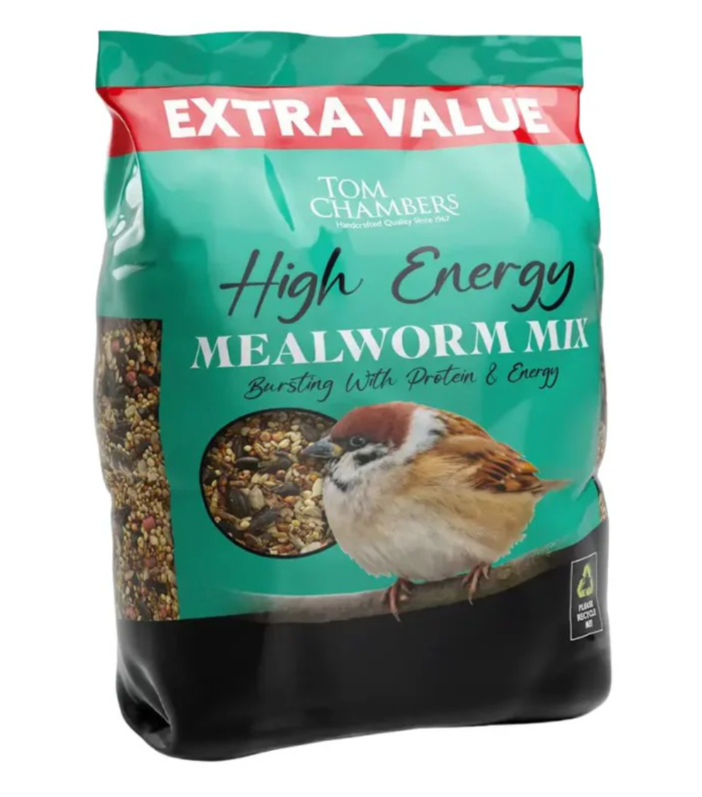 Tom Chambers 1.8Kg High Energy Mealworm Mix Extra Value