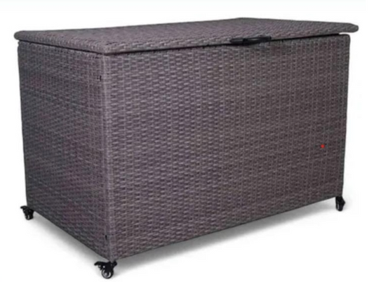 Storage Box, Charcoal Weave 645L