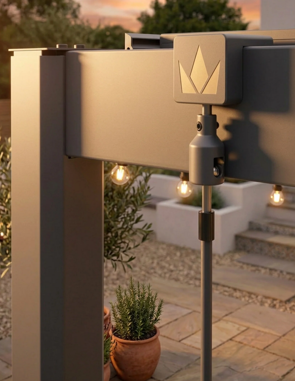 Pure Pergola 4x3m. Sides sold Separately.