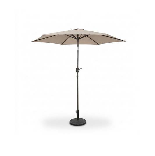 Pagoda 3M Crank and Tilt Parasol Beige. Resin base sold separately.
