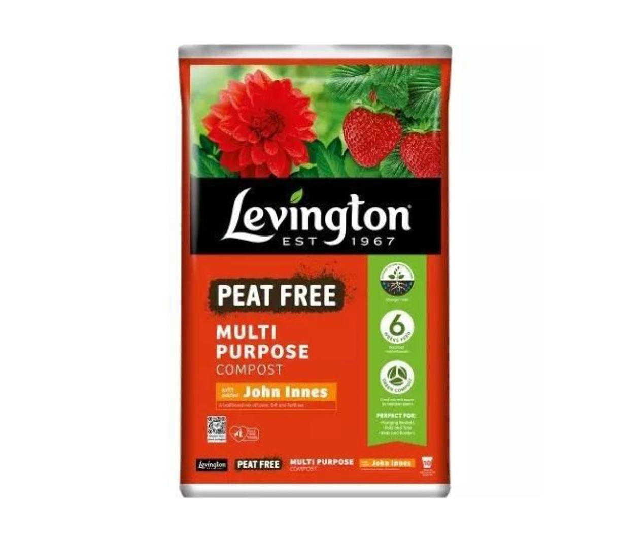 Levington Peat Free Multi Purpose with John Innes Compost 50L