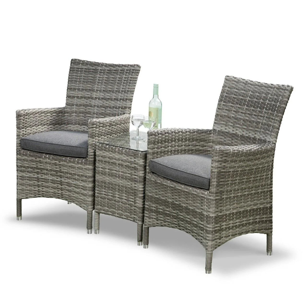 Sarasota 2 Seat Companion Set in Grey. Ready Now.